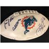 Image 2 : MIAMI DOLPHINS TEAM SIGNED FOOTBALL (JAKE LONG/ ED PERRY + MORE...)