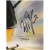 Image 2 : MILAN LUCIC AUTOGRAPHED 24" X 28" CANVAS ART BY JIANG ZUM ZHONG