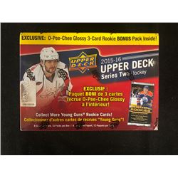 2015-16 UPPER DECK SERIES TWO 12 PACKS HOCKEY BOX