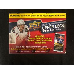 2015-16 UPPER DECK SERIES TWO 12 PACKS HOCKEY BOX