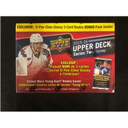 2015-16 UPPER DECK SERIES TWO 12 PACKS HOCKEY BOX
