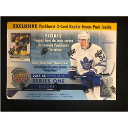 2017-18 UPPER DECK SERIES ONE HOCKEY BOX (12 PACKS)