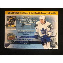 2017-18 UPPER DECK SERIES ONE HOCKEY BOX (12 PACKS)