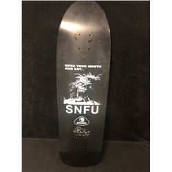 SKULL SKATES SKATEBOARD DECK "SNFU" (MR. CHI PIG)