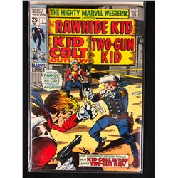 THE MIGHTY MARVEL WESTERN #7 FEATURING RAWHIDE KID/ KID COLT OUTLAW/ TWO-GUN KID (MARVEL COMICS)