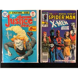 COMIC BOOK LOT (JUSTICE INC./ SPIDER-MAN W/ X-MEN)
