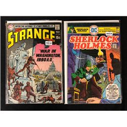COMIC BOOK LOT (ADAM STRANGE/ SHERLOCK HOLMES)