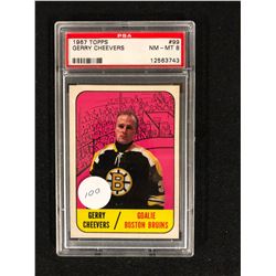 1967 TOPPS #99 GERRY CHEEVERS (NM-MT 8) PSA GRADED