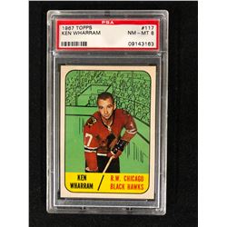 1967 TOPPS #117 KEN WHARRAM (NM-MT 8) PSA GRADED