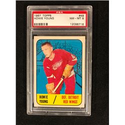 1967 TOPPS #49 HOWIE YOUNG (NM-MT 8) PSA GRADED