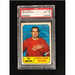 1967 TOPPS #108 TED HAMPSON (NM-MT 8) PSA GRADED