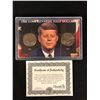 Image 1 : THE LOST KENNEDY HALF DOLLARS WITH COA