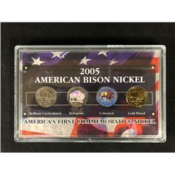 2005 AMERICAN BISON NICKEL (AMERICA'S FIRST COMMEMORATIVE NICKEL)