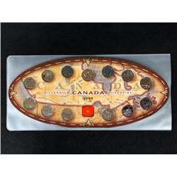1999 CANADIAN MILLENNIUM QUARTERS SET (ROYAL CANADIAN MINT)