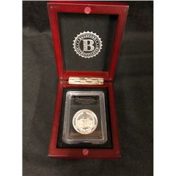 2016 BRADFORD AUTHENTICATED BRILLIANT UNCIRCULATED SILVERPLATE ONE CROWN