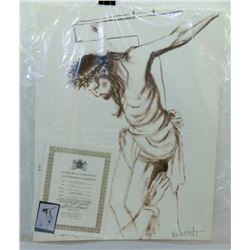 257) "MOTHER AND CHILD" WILLIAM VERDULT OIL ON