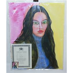 260) "SASHA" WILLIAM VERDULT OIL ON ARTIST PAPER