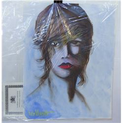 254) "HIGH" WILLIAM VERDULT OIL ON ARTIST PAPER.