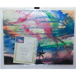 230) "SURPRISE" WILLIAM VERDULT OIL ON ARTIST