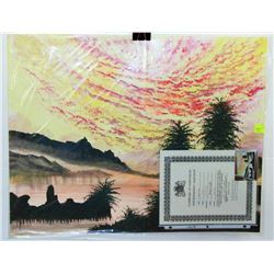 179) "A NEW DAWN" WILLIAM VERDULT OIL ON ARTIST