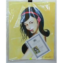 265) "THE MAIDEN" WILLIAM VERDULT OIL ON ARTIST