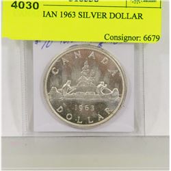 CANADIAN 1963 SILVER DOLLAR