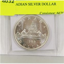 1966 CANADIAN SILVER DOLLAR