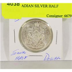 1962 CANADIAN SILVER HALF DOLLAR