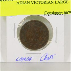 1888 CANADIAN VICTORIAN LARGE PENNY