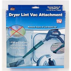 NEW DRYER LINT VAC ATTACHMENT