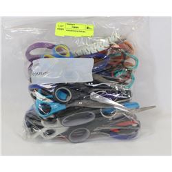 BAG OF ASSORTED SCISSORS