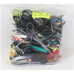 BAG OF ASSORTED SCISSORS