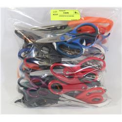 BAG OF ASSORTED SCISSORS