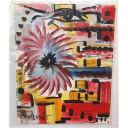 264) "THE EYE OF ILLUSION" WILLIAM VERDULT OIL O