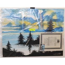 222) "QUIET WATERS" WILLIAM VERDULT OIL ON ARTIST