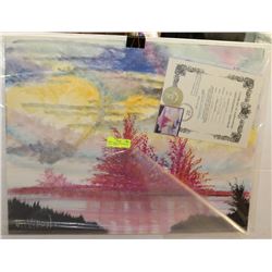 224) "RASPBERRY FIELDS" WILLIAM VERDULT OIL ON