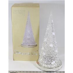 LIGHT UP MUSICAL ACRYLIC CHRISTMAS TREE