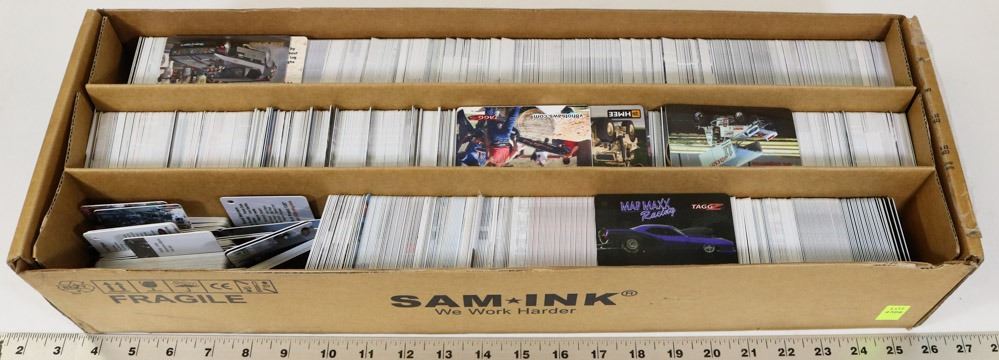 LARGE BOX OF ASSORTED COLLECTOR CARD TAGGZ