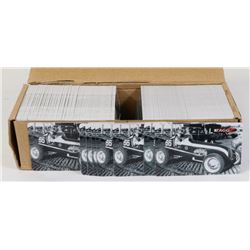 BOX OF ASSORTED RACE CAR COLLECTOR CAR TAGGZ