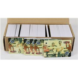 BOX OF ASSORTED RACE CAR COLLECTOR CAR TAGGZ