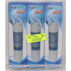 PACKAGE OF 3 REPLACEMENT WATER FILTER CARTRIDGE