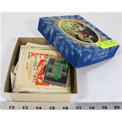 BOX OF VINTAGE GUITAR STRINGS