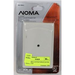 NEW NOMA 6 OUTLET SPACE SAVER POWER TAP