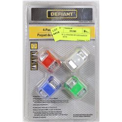 LOT OF 2, 4 PACKS OF LED SAFETY LIGHT SETS