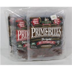 8 PACKS OF ASSORTED PRIME BITES DRY PEPPERONI
