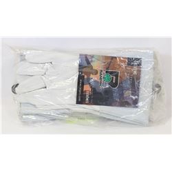 LOT OF 4 PARS LATHER GLOVES, SIZE LARGE RANPRO