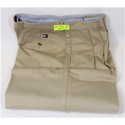 NEW WITH TAGS, HILFIGER BEIGE PANTS, 38 WAIST,