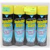 Image 1 : 4 CANS OF INVISIBLE GLASS