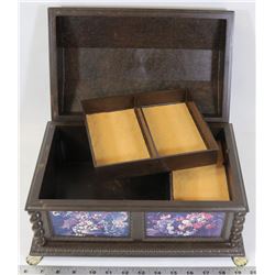 VINTAGE MUSICAL JEWELRY BOX