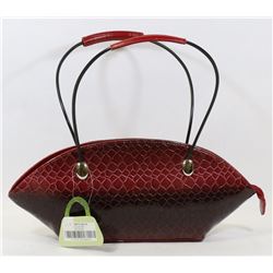 SNAKESKIN STYLE PURSE (GREEN)